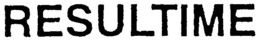RESULTIME trademark