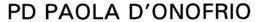 PD PAOLA D'ONOFRIO trademark