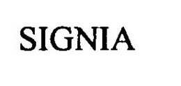 SIGNIA trademark