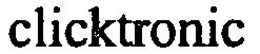 CLICKTRONIC trademark
