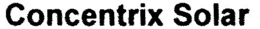 CONCENTRIX SOLAR trademark