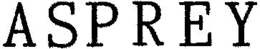 ASPREY trademark