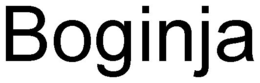 BOGINJA trademark