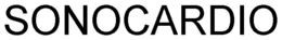 SONOCARDIO trademark