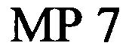 MP 7 trademark