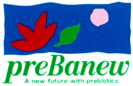 PREBANEW A NEW FUTURE WITH PREBIOTICS. trademark