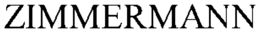 ZIMMERMANN trademark
