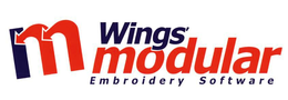 M WINGS' MODULAR EMBROIDERY SOFTWARE trademark