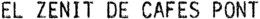 EL ZENIT DE CAFES PONT trademark