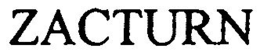 ZACTURN trademark
