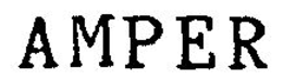 AMPER trademark