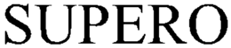 SUPERO trademark