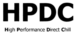 HPDC HIGH PERFORMANCE DIRECT CHILL trademark