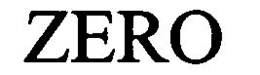 ZERO trademark