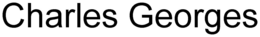 CHARLES GEORGES trademark