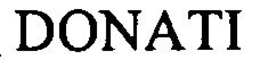DONATI trademark