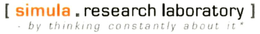[SIMULA.RESEARCH LABORATORY] BY THINKING CONSTANTLY ABOUT IT * trademark