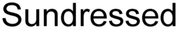 SUNDRESSED trademark