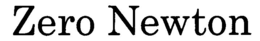 ZERO NEWTON trademark