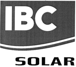 IBC SOLAR trademark
