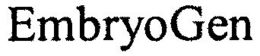 EMBRYOGEN trademark