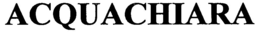 ACQUACHIARA trademark