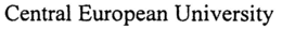 CENTRAL EUROPEAN UNIVERSITY trademark