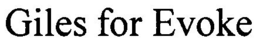 GILES FOR EVOKE trademark