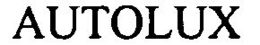 AUTOLUX trademark