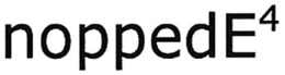 NOPPEDE4 trademark