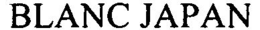BLANC JAPAN trademark