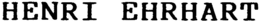 HENRI EHRHART trademark