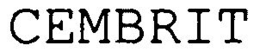 CEMBRIT trademark