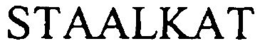 STAALKAT trademark