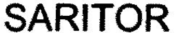 SARITOR trademark