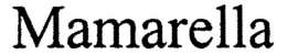 MAMARELLA trademark