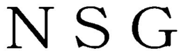 N S G trademark