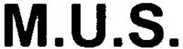 M.U.S. trademark