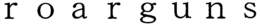 ROARGUNS trademark