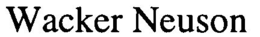 WACKER NEUSON trademark