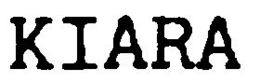 KIARA trademark