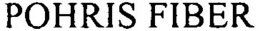 POHRIS FIBER trademark