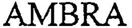 AMBRA trademark
