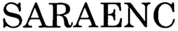 SARAENC trademark
