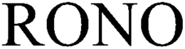 RONO trademark