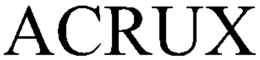 ACRUX trademark