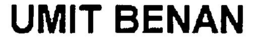 UMIT BENAN trademark