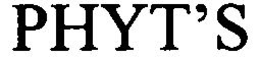 PHYT'S trademark
