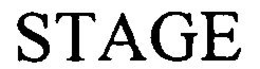 STAGE trademark