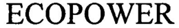 ECOPOWER trademark